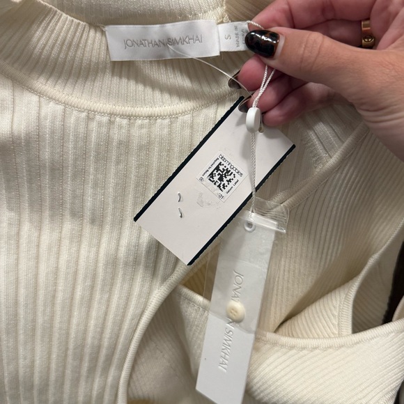 Jonathan Simkhai Vivianne Top Tank Sweater - Picture 6 of 11